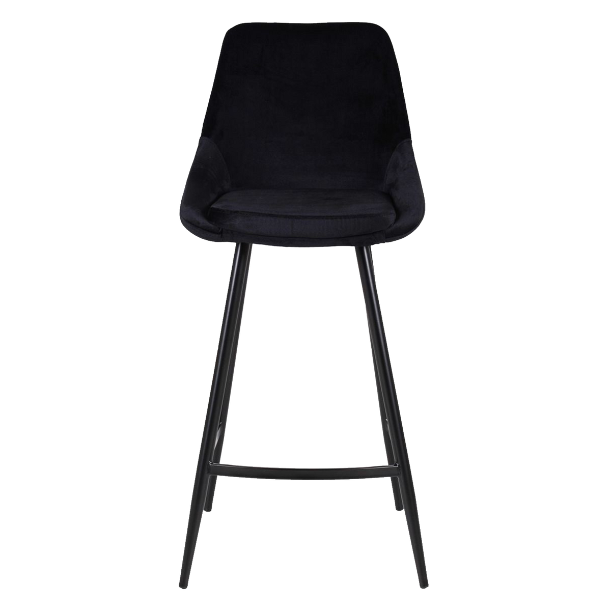 ZAGO Tabouret de plan de travail Clipa Noir 1 place