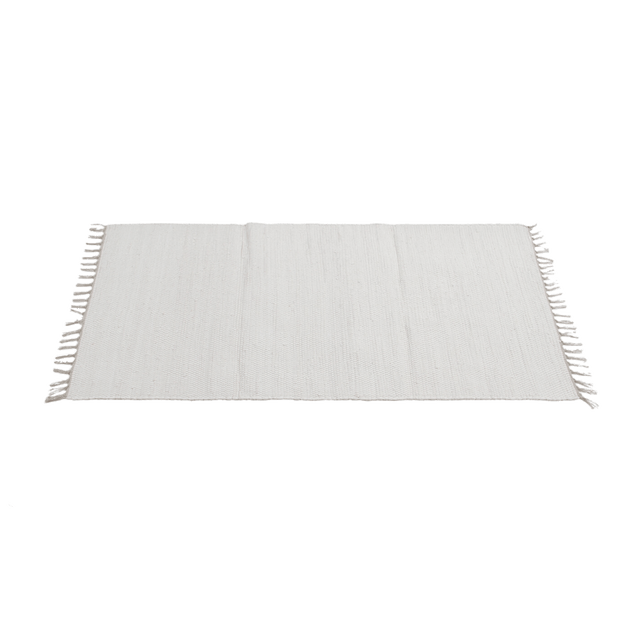 Tapis TINA coloris blanc 50 x 80 cm