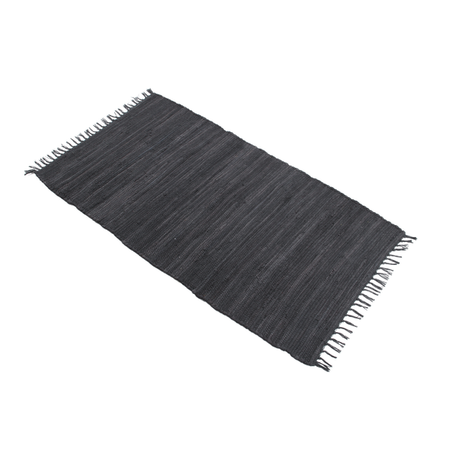 Tapis TINA coloris gris foncé 50 x 80 cm