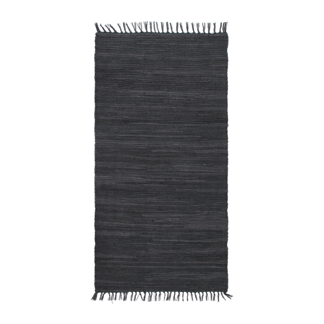 Tapis TINA coloris gris foncé 50 x 80 cm
