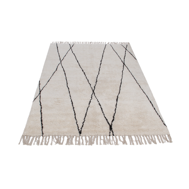 Tapis OSCAR coloris blanc 160 x 230 cm