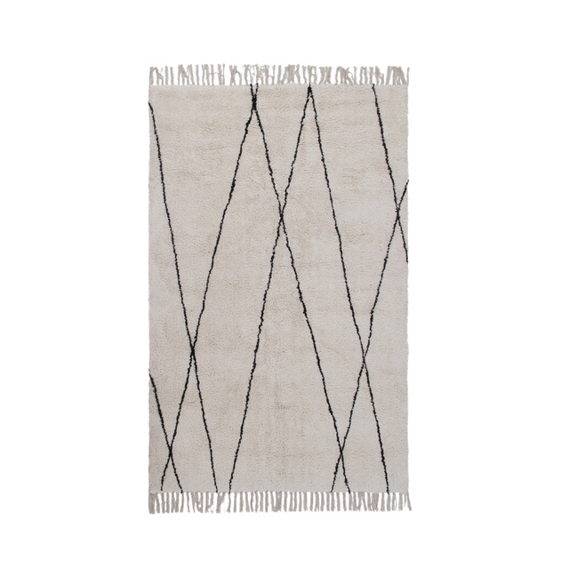 Tapis OSCAR coloris blanc 160 x 230 cm