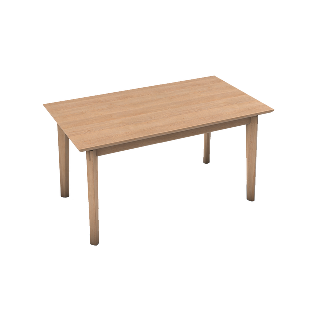 4MURS Table de salle à manger PIANA naturel 150 x 85 cm