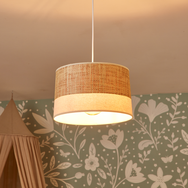 Ostaria Suspension ELENA coloris beige 22 x 33 cm