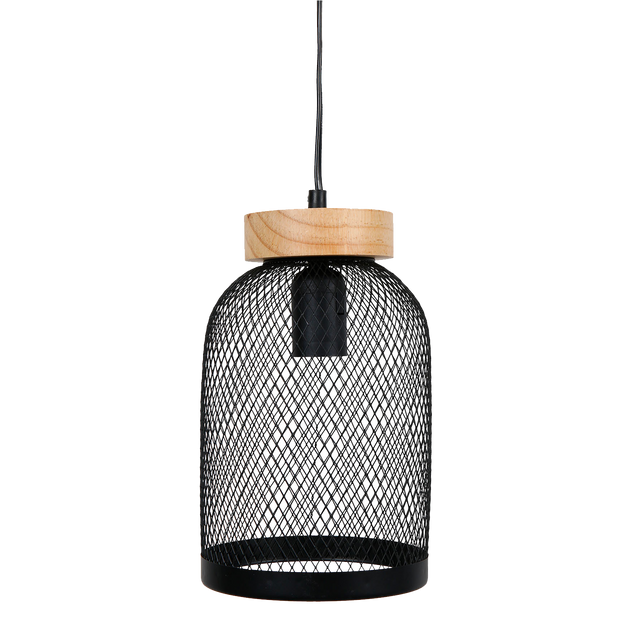 Ostaria Suspension SLIV coloris noir 26 x 15 cm