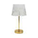 Lampe à poser Ginkgo Blanc et or