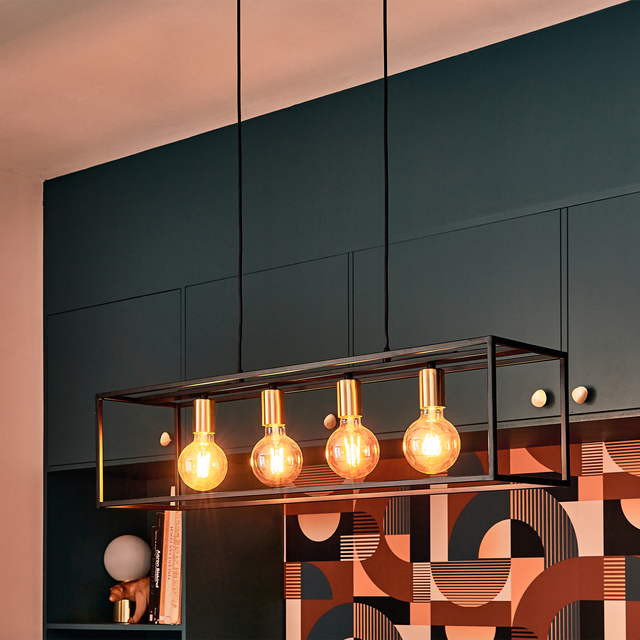 Suspension RUBEN coloris noir 22 x 92 cm