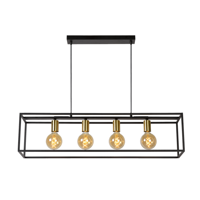 Suspension RUBEN coloris noir 22 x 92 cm