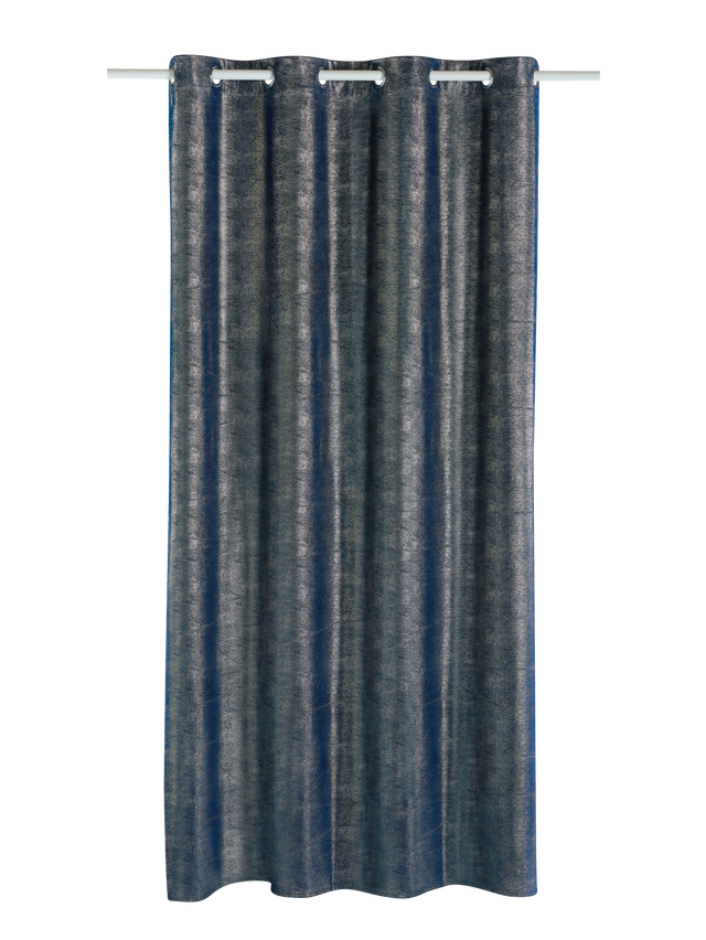 Rideau SVETLANA coloris bleu nuit 140 x 240 cm