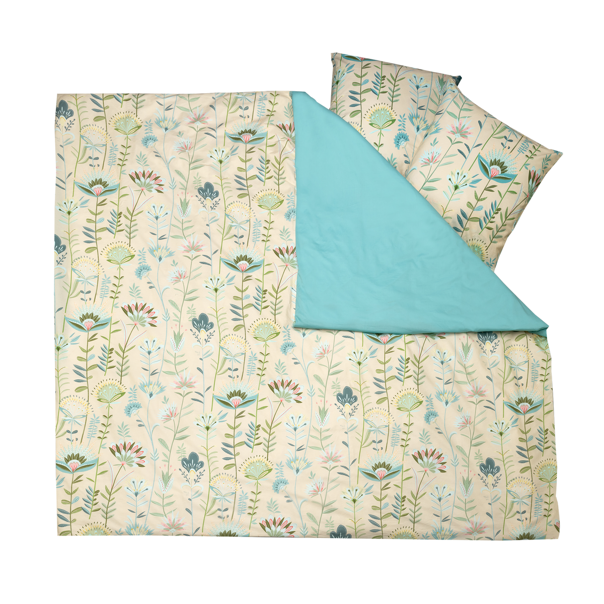 4MURS Parure de lit en percale de coton Balata Rose