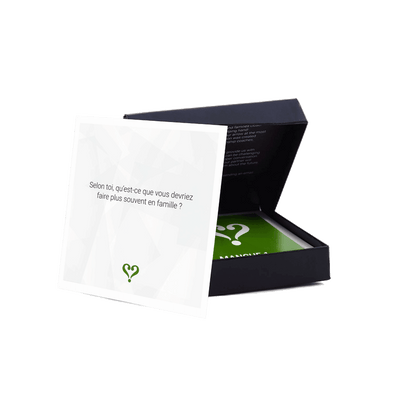 VERTELLIS Jeu de discussion Vertellis famille Noir et vert