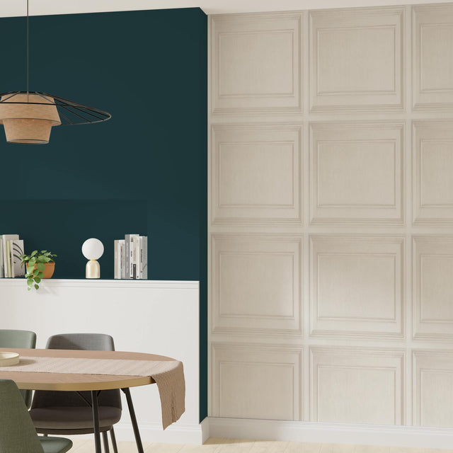 Papier peint intissé LOUISON coloris lin clair