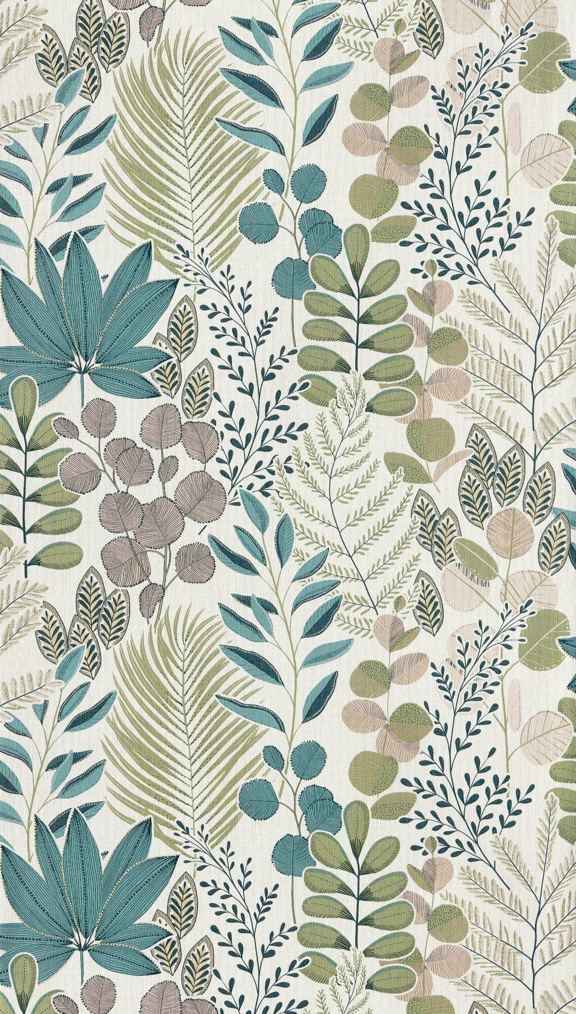 Papier peint intissé Johanna Multicolore