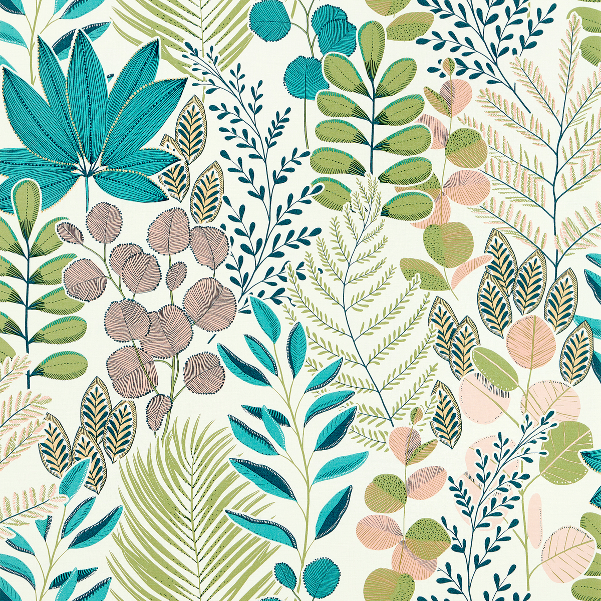 Papier peint intissé Johanna Multicolore