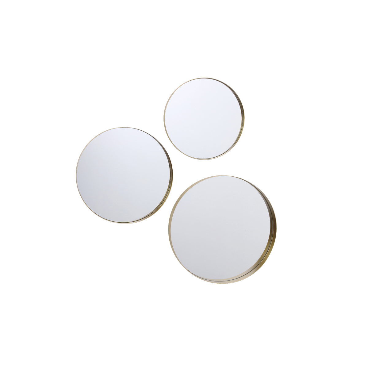 4MURS Miroir en métal Doria Or