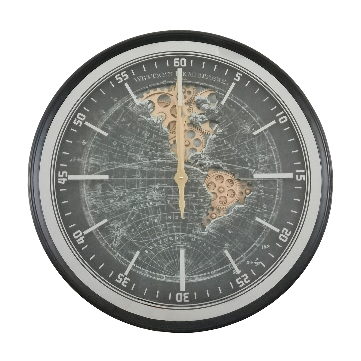 4MURS Horloge à rouage Mappy Gris