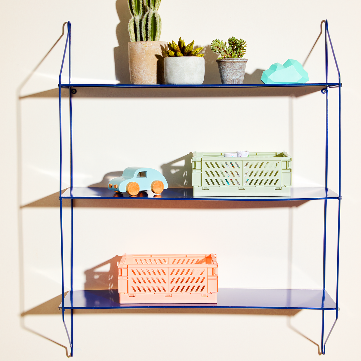 4MURS Etagère murale métallique Zoe Bleu