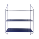 4MURS Etagère murale métallique Zoe Bleu