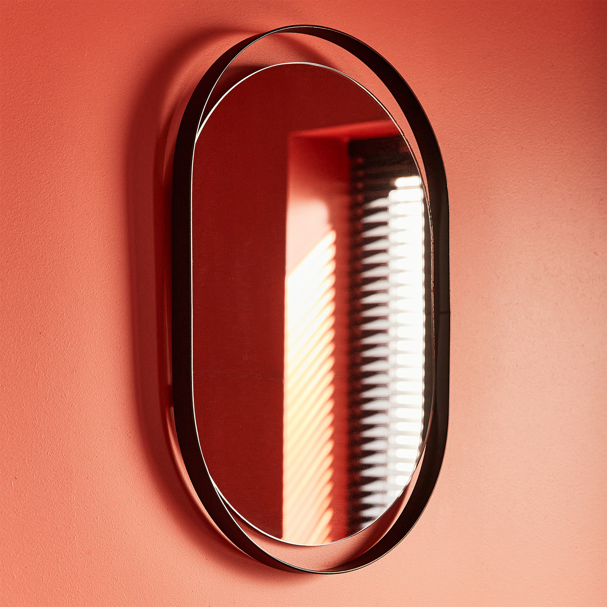 4MURS Miroir en métal Mia Noir