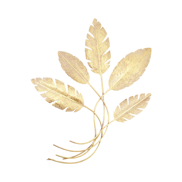 Déco murale métal SUZANNE coloris or