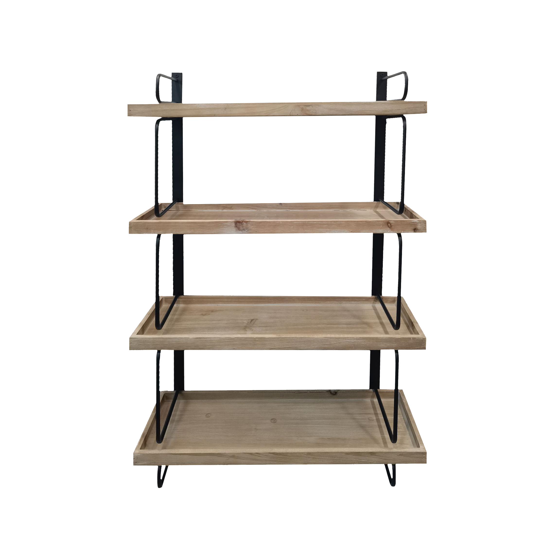 4MURS Etagère en bois INES coloris noir et bois