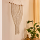 Suspension en macramé Nahua Blanc