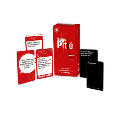 SANS PITIE Jeu de société Sans pitié Rouge