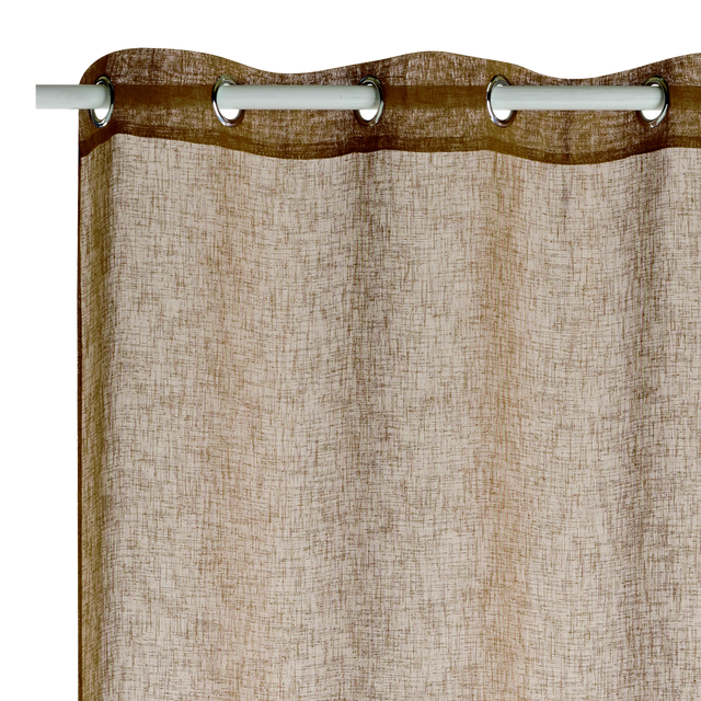 Voilage LIUM coloris chanvre 140 x 240 cm