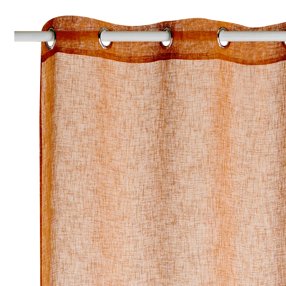 Voilage LIUM coloris ambre 140 x 240 cm