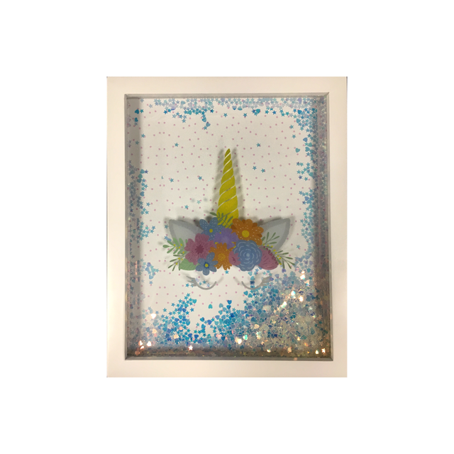 4MURS Toile embellie GLOWY LICORN coloris multicolore