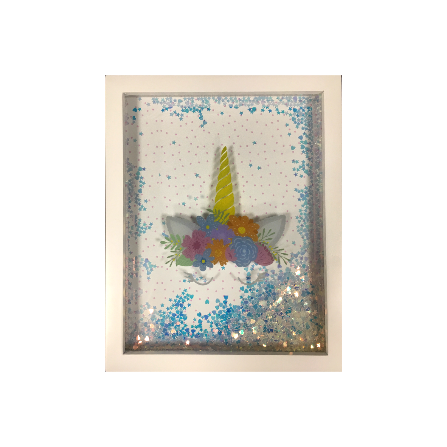 4MURS Toile embellie GLOWY LICORN coloris multicolore