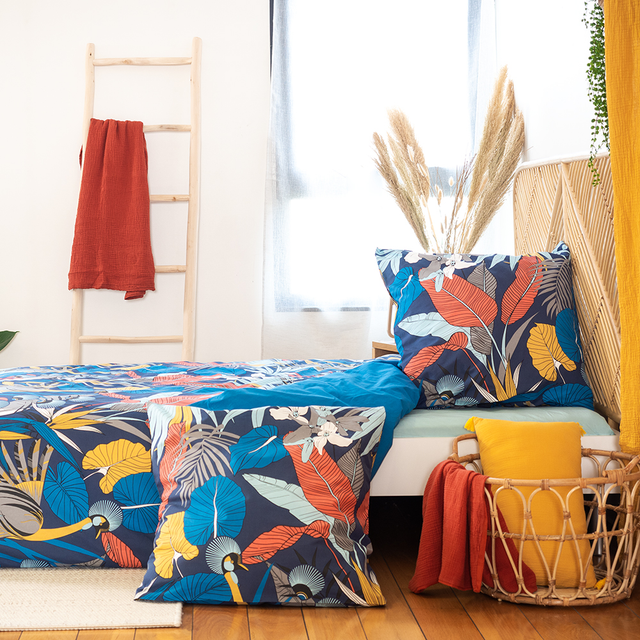 Parure de lit en satin de coton PARADE multicolore 260 x 240 cm