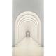 Papier peint panoramique L Joya Blanc perlé Satiné