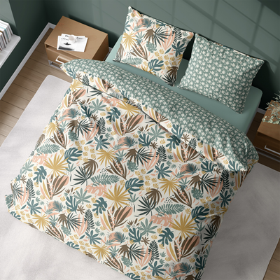 Parure de lit en coton bio Junga Multicolore