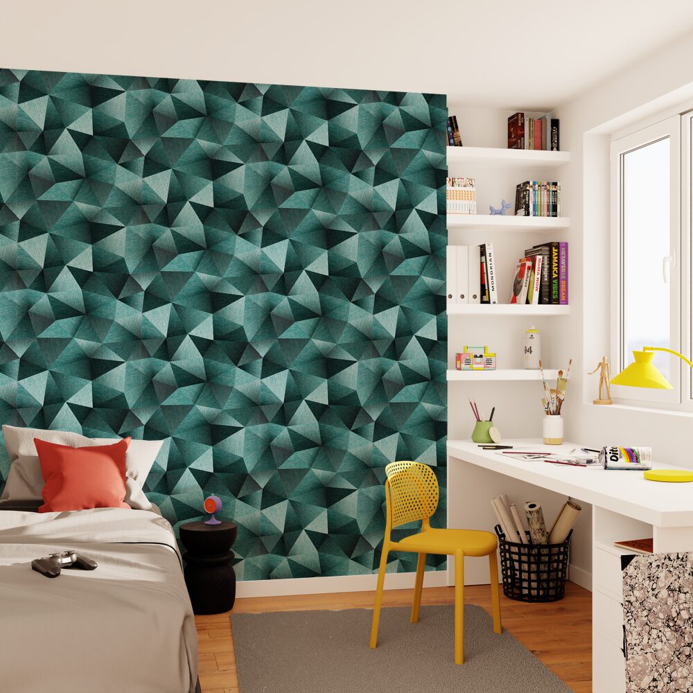 Papier peint intissé Ekynox Émeraude