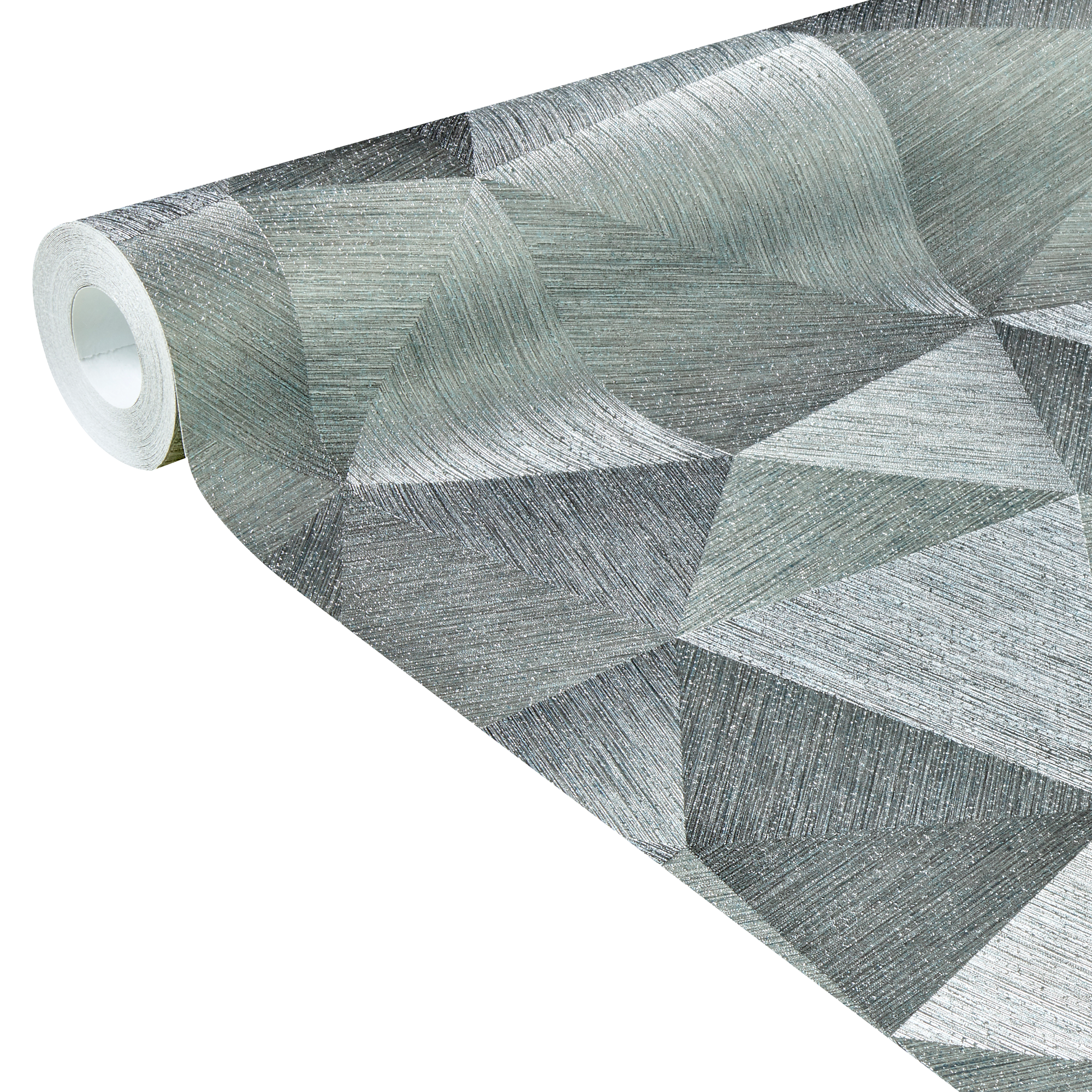 Papier peint intissé EKYNOX coloris argent