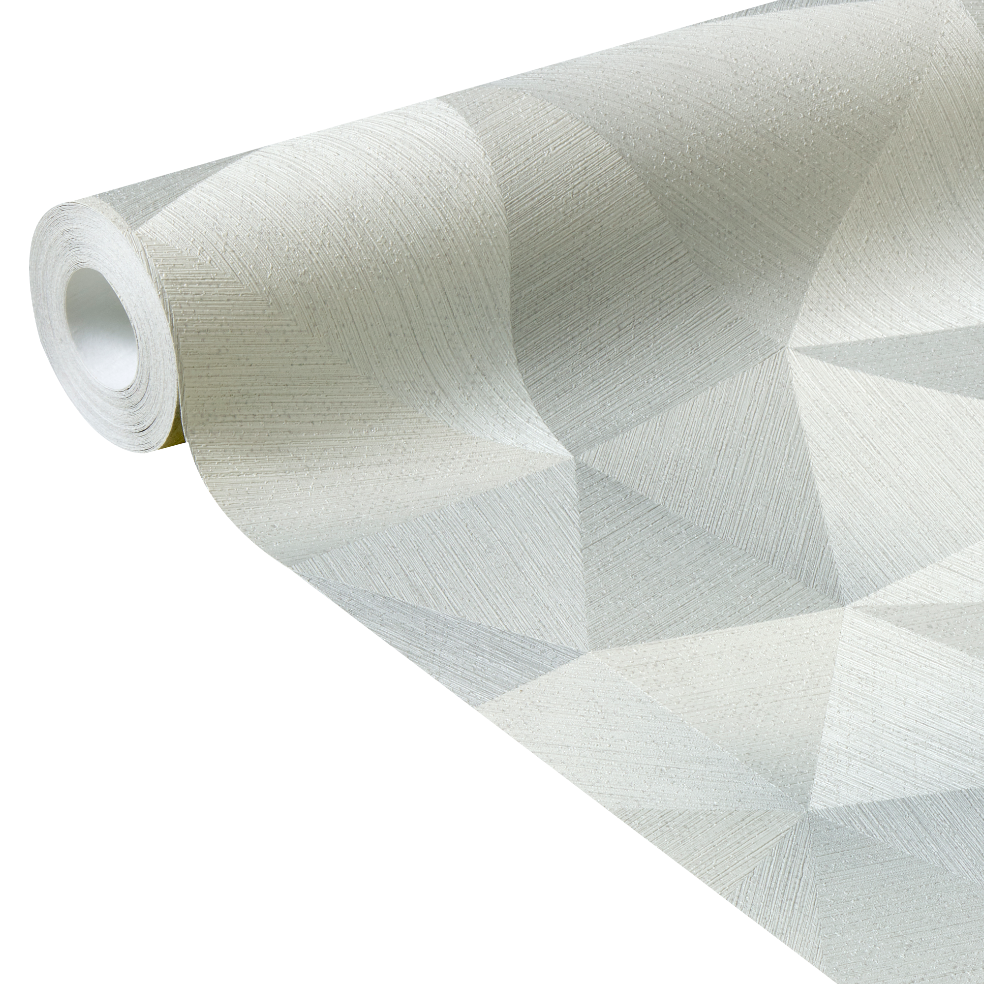 Papier peint intissé EKYNOX coloris blanc perlé