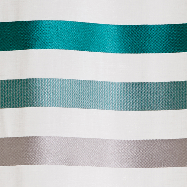 Voilage OSYA coloris bleu paon 140 x 240 cm