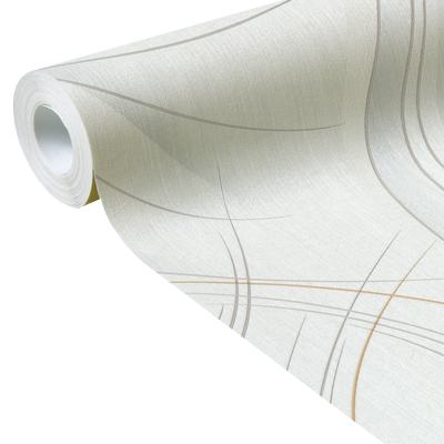 Papier peint intissé Frisson Crème