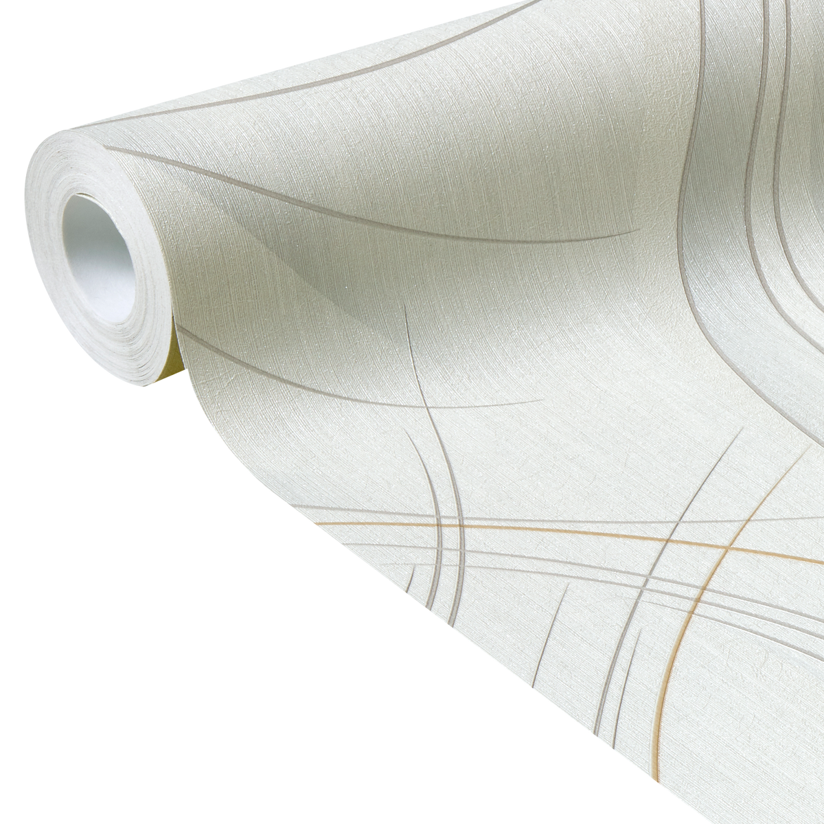 Papier peint intissé Frisson Crème