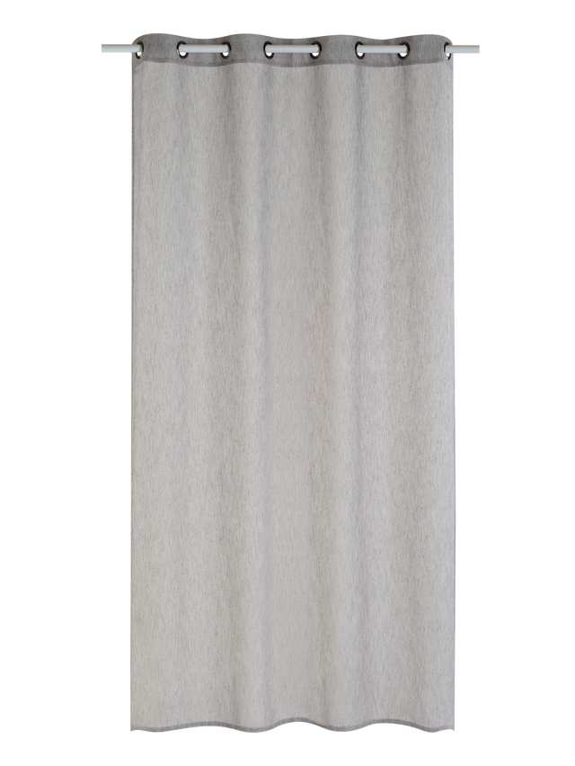 Voilage GRIMALDI coloris gris 140 x 240 cm
