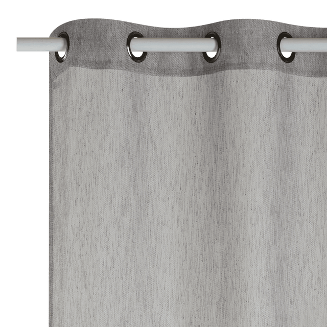 Voilage GRIMALDI coloris gris 140 x 240 cm