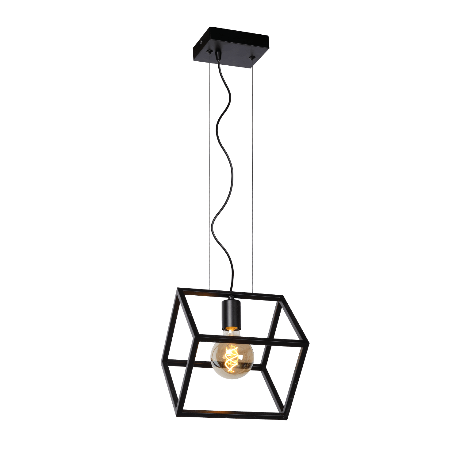 Suspension FABIAN coloris noir 28 x 25 cm