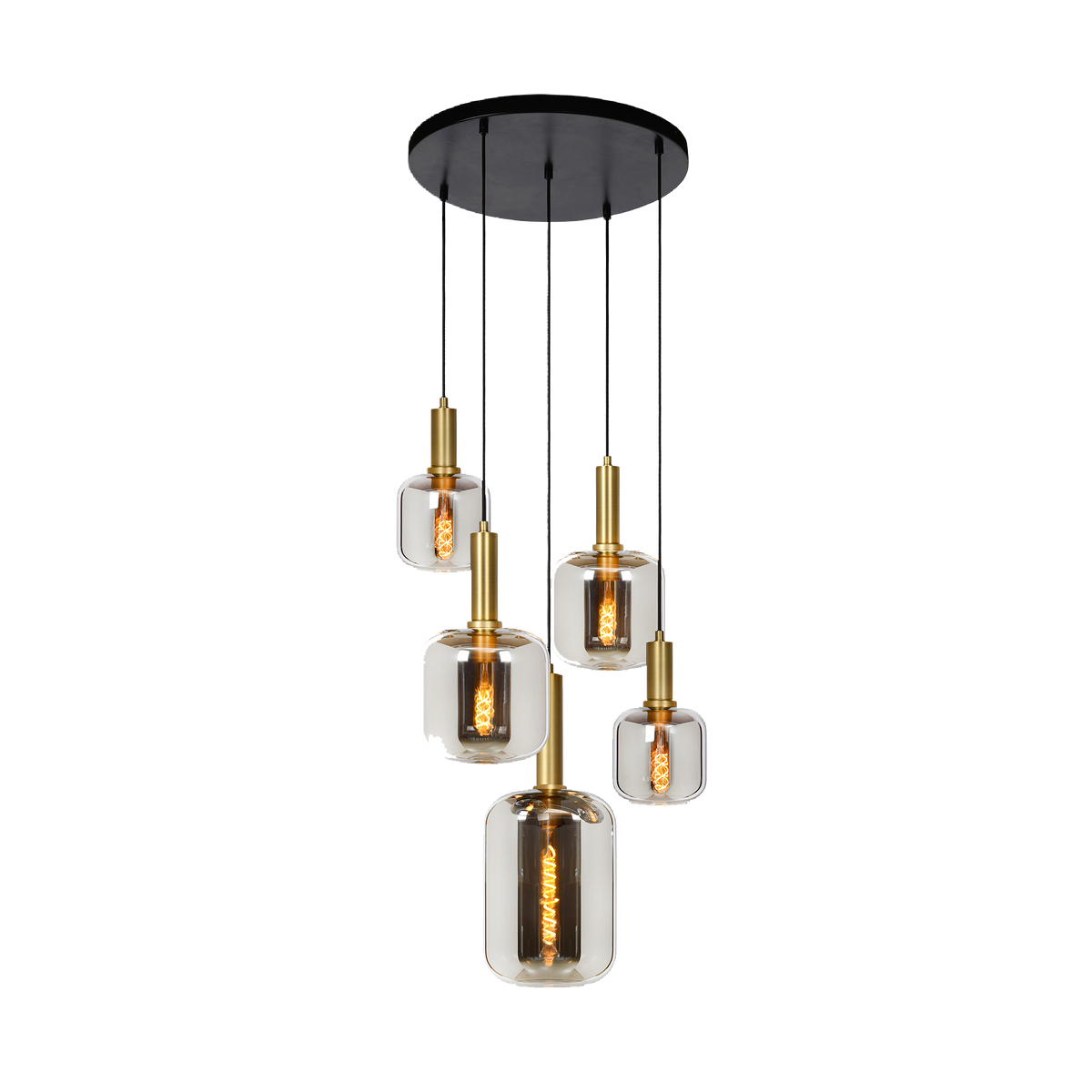 Suspension Joanet Transparent et doré