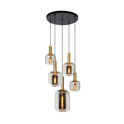 Suspension Joanet Transparent et doré