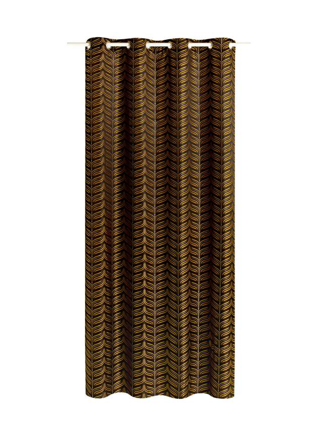 Rideau NASTYA coloris noir 135 x 260 cm