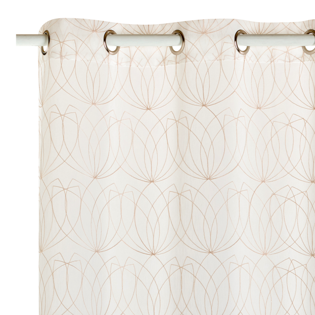 Voilage NYMPHEA coloris naturel 140 x 240 cm