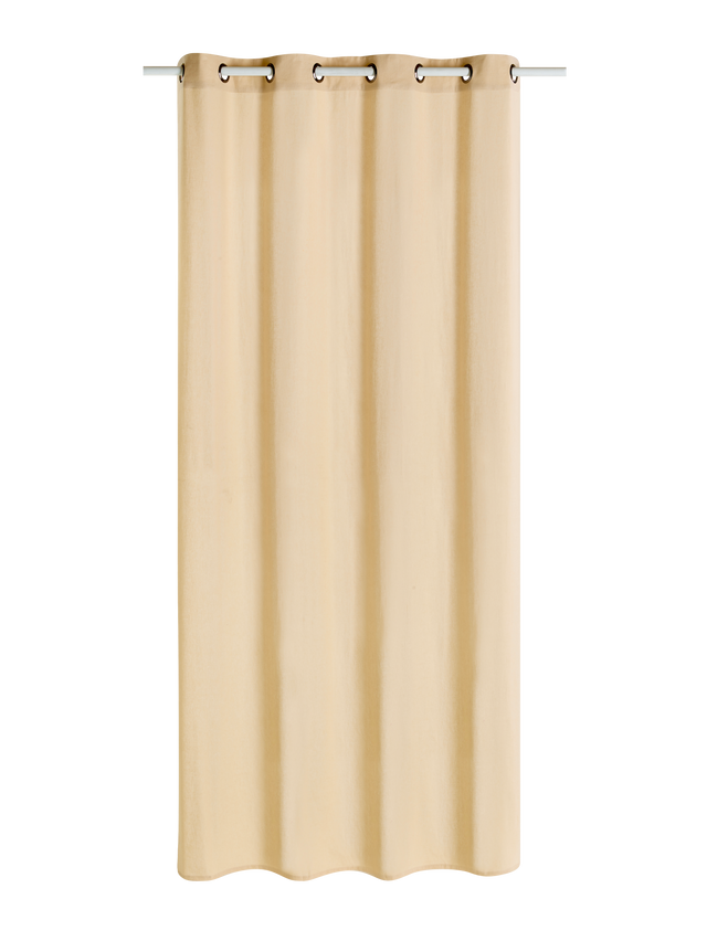 Rideau MARENGA coloris sable 140 x 260 cm