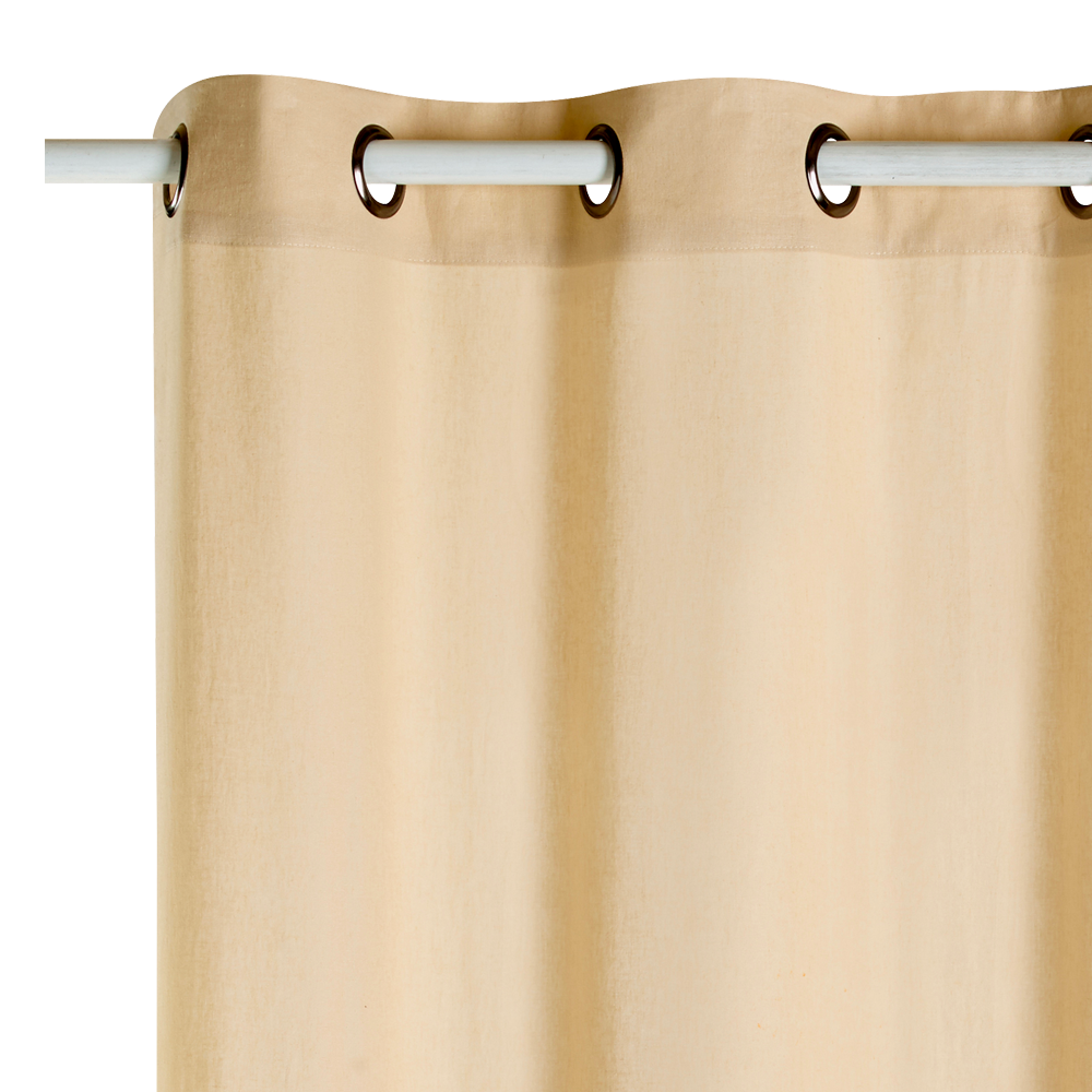 Rideau MARENGA coloris sable 140 x 260 cm