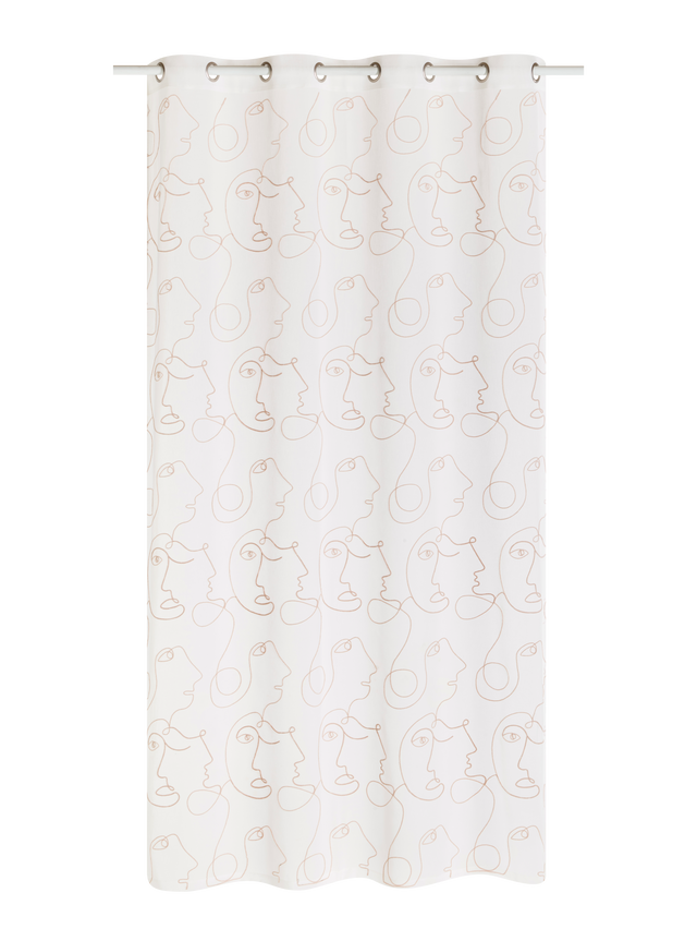Voilage SCHIZZO coloris lin 140 x 240 cm